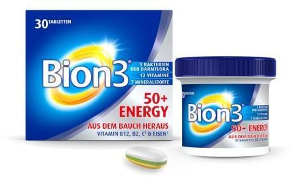 Bion3 50+ Energy Tableten 30 St Obrázok produktu 