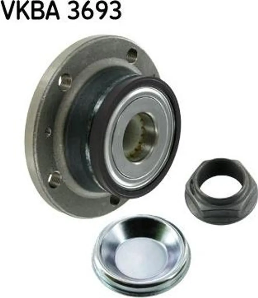 Roulement de roue OE 374887 SKF haute résistance pour Peugeot 407 508