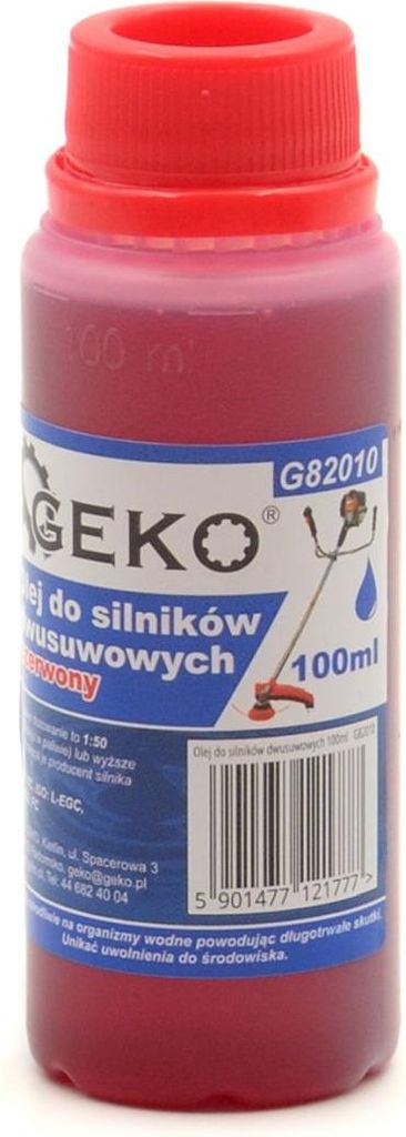 Zwei-Takt Motoröl rot 100ml für Gemisch- und Getrenntschmierung, geeignet für alle gängigen Zweitaktmotoren, optimal dosiert für optimale Leis...