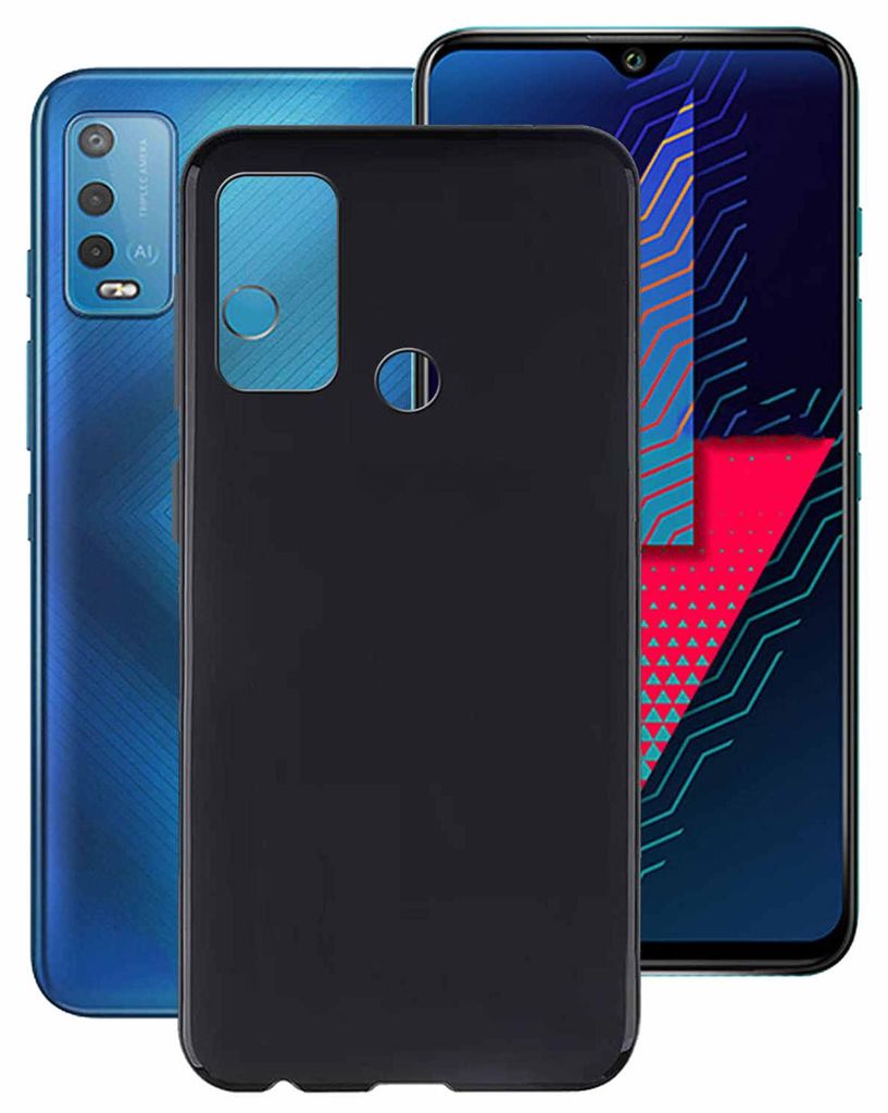 Für Wiko Power U30 Silikon Schutz Schwarz Handy Tasche Produktbild 