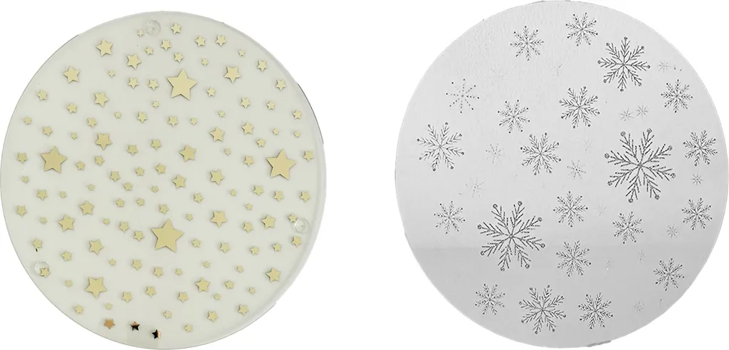Décoration de Table Mariage et Fêtes : 24 Dessous de Verre Miroir XL 20cm