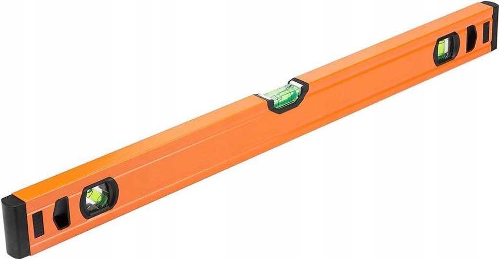 Poziomnica poziomica aluminiowa budowlana, 3 libelle, 60cm, Zdjęcie produktu 