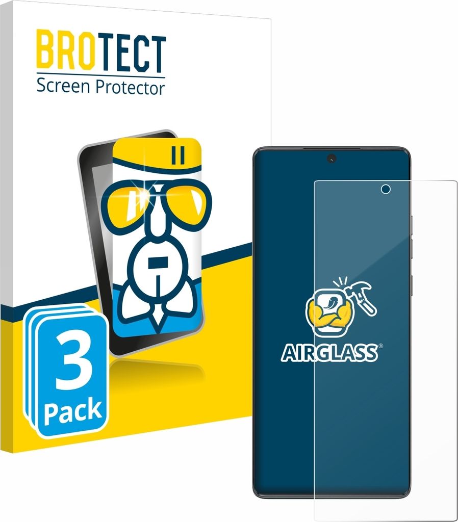 3x BROTECT Schutzglas für Motorola Moto G85 Schutzfolie Panzer Folie Glas Display Schutz klar