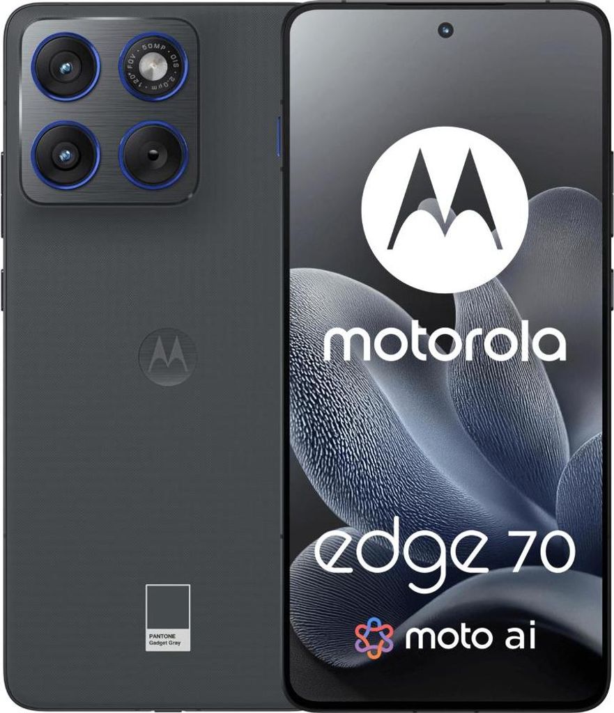 Motorola Edge 70 5G 12 GB/512 GB Grau (Gadget Gray) Produktbild 
