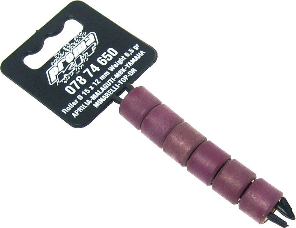 Variomatik Gewichte 15x12mm 6,5g 6 Stück, kompatibel für Longjia Malaguti Yamaha