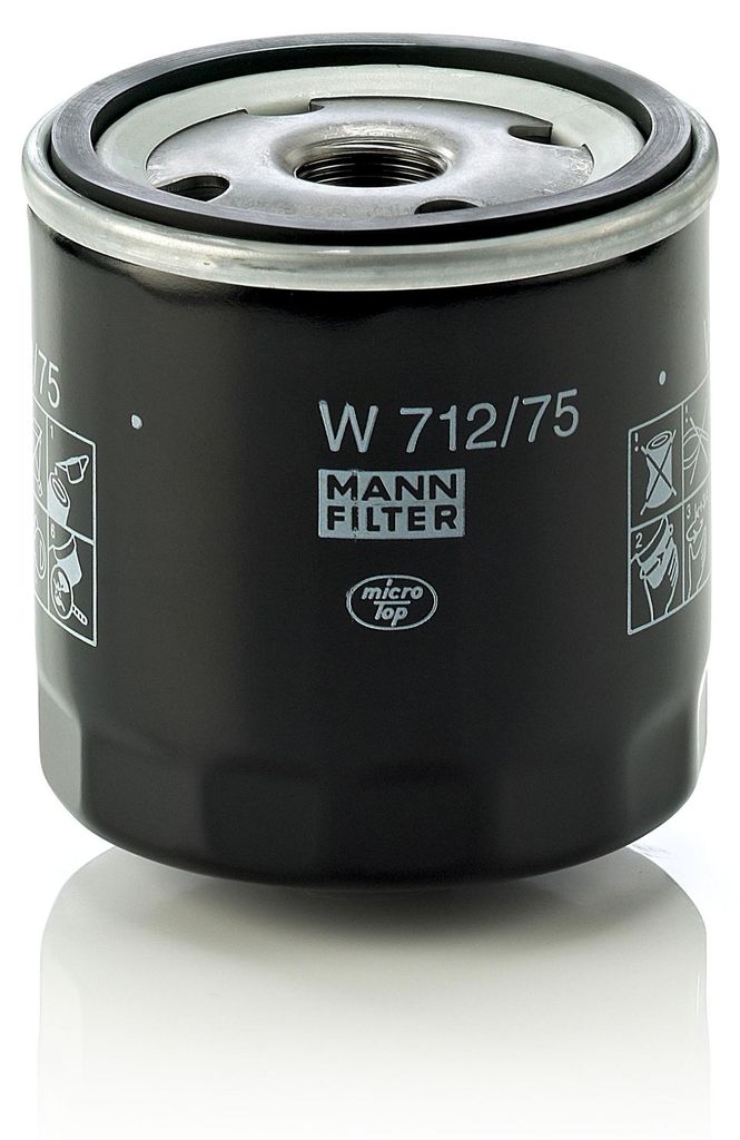 Filtr oleju MANN-FILTER W 712/75 Zdjęcie produktu 
