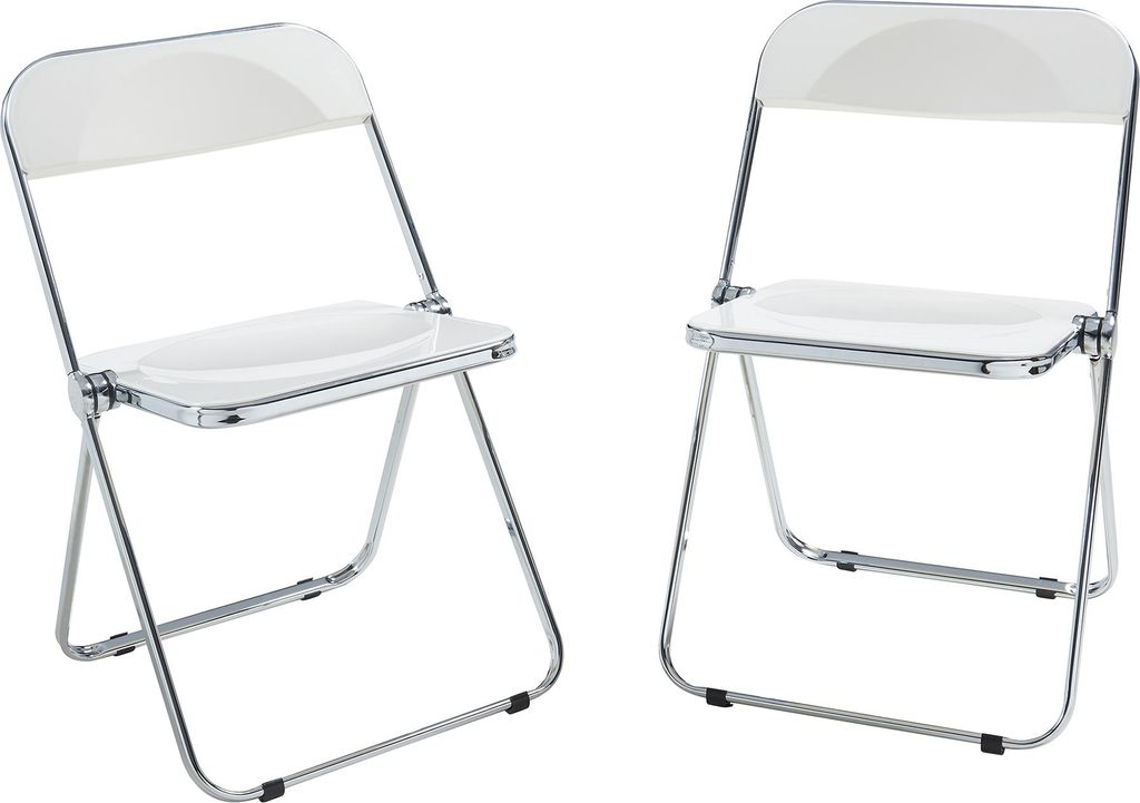 Chaise pliante 'Pornainen' set de 2 pièces structure acier Image du produit 