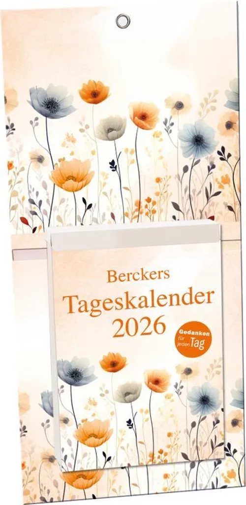 Calendrier Berckers 2026 journalier avec papier haute qualité blanc