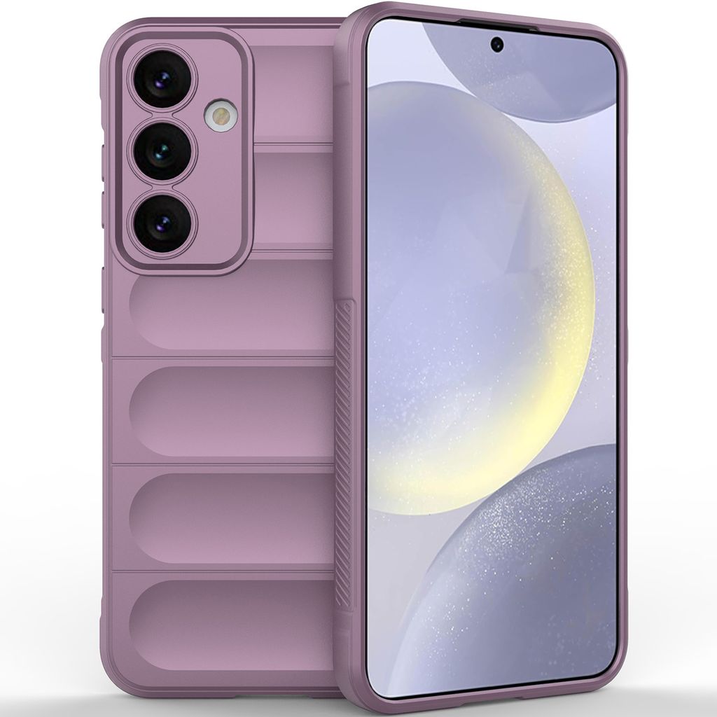 Handyhülle für Samsung Galaxy S24+ Weich TPU Silikon Stossfest Anti-rutsch Hülle Lila