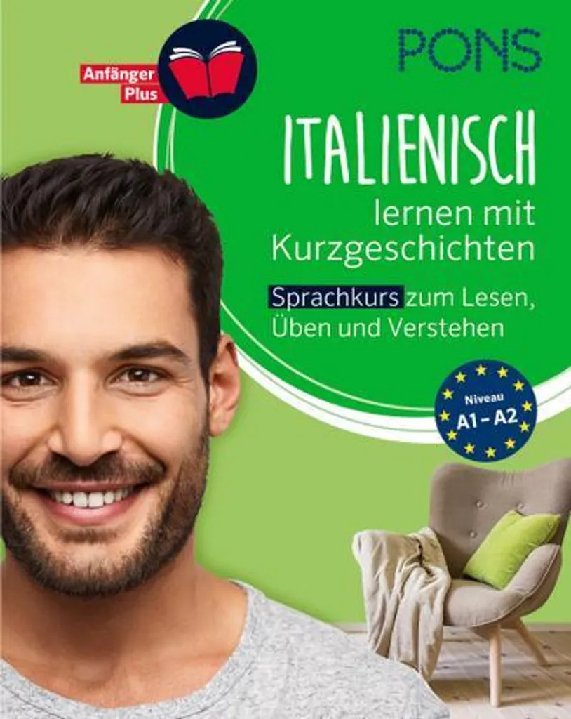Livre de nouvelles en italien PONS pour débutants - Lecture facile A1