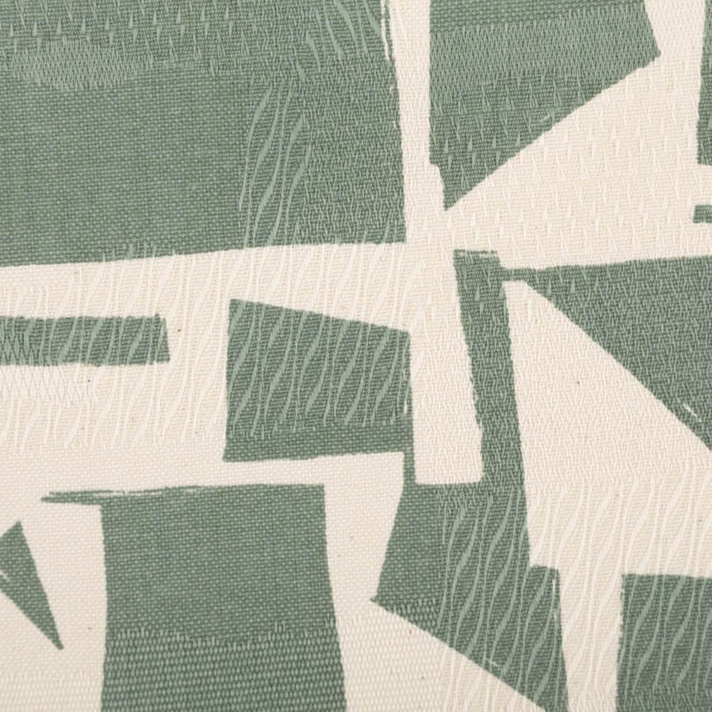 Baumwollstoff Meterware Dekostoff Jacquard Korgen natur mint 140cm