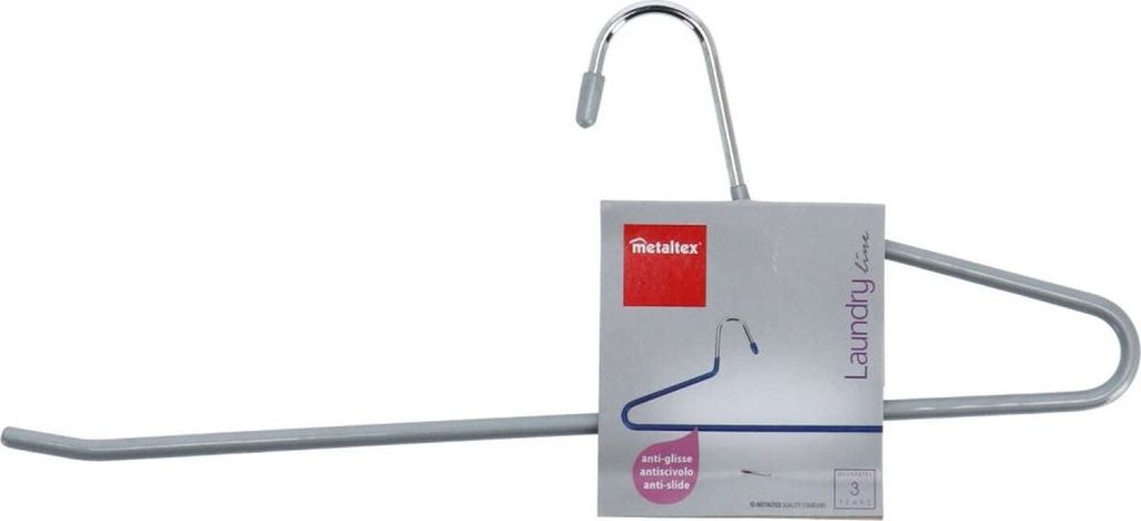 Metaltex Anti-Rutsch-Kleiderbügel 1 Stück | 6 Stück