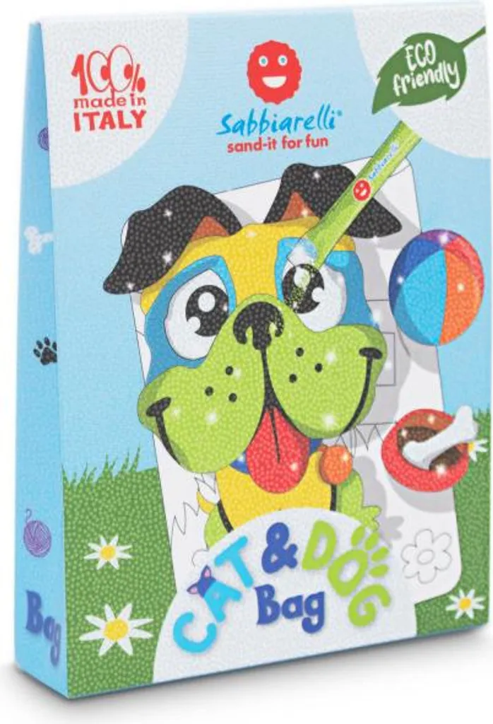 Kit de coloriage au sable magique pour enfants motif animaux domestiques