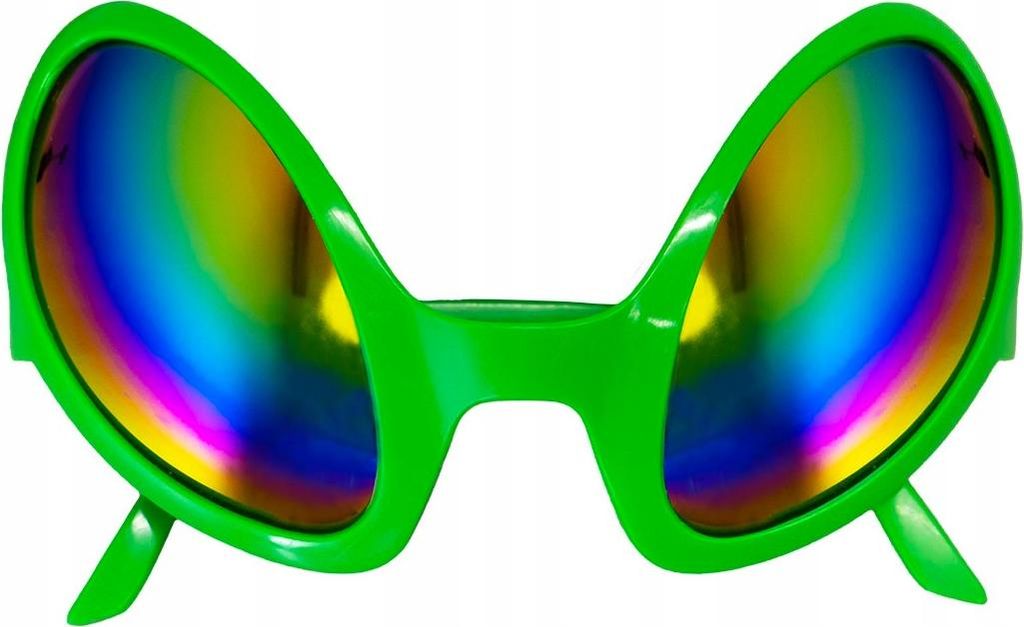 Holografische Alien Partybrille mit Kosmischem Flair