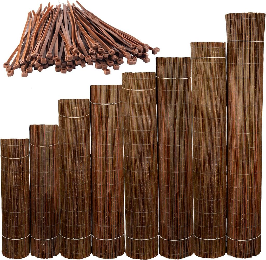 Canisse Osier 160 x 500 cm Clôture de Saule -Canisse Brise Image du produit 