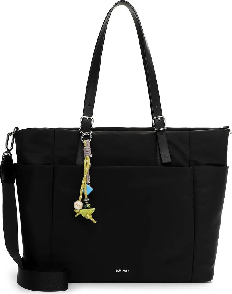 SURI FREY Sissy City Shopper Black - Borsa a Tracolla Elegante Nero