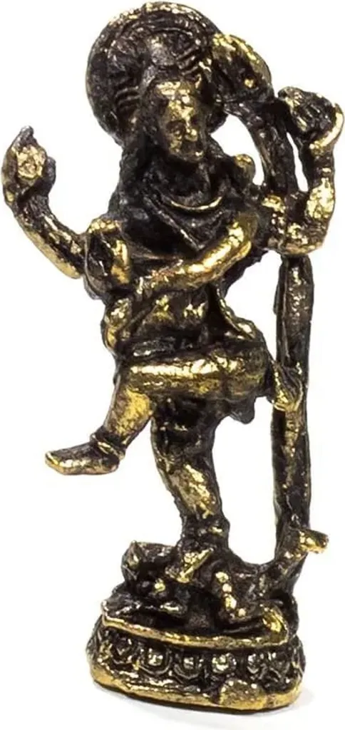 Petite Statuette Shiva Nataraja pour Yoga et Méditation - Lot de 5x4cm