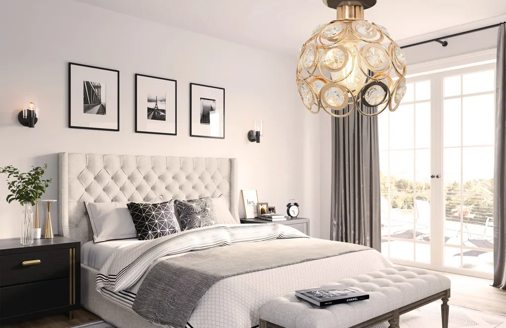Sublimez un Intérieur Sombre avec la Lampe Dorée Toolight APP205-1C
