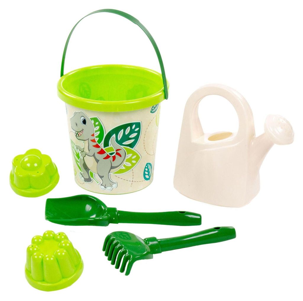 Cavallino Safari XL Bucket Set mit Sandformen Dino, 8dlg.