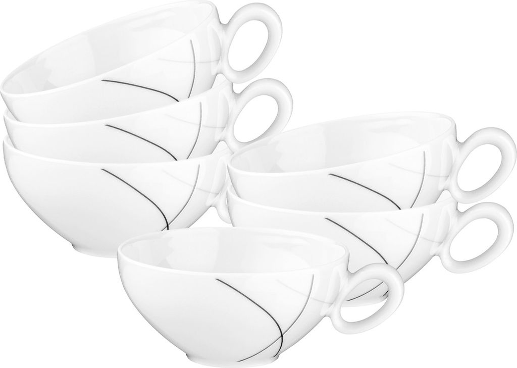 Seltmann Weiden Trio Highline Teetasse 0,14 l 6er Set