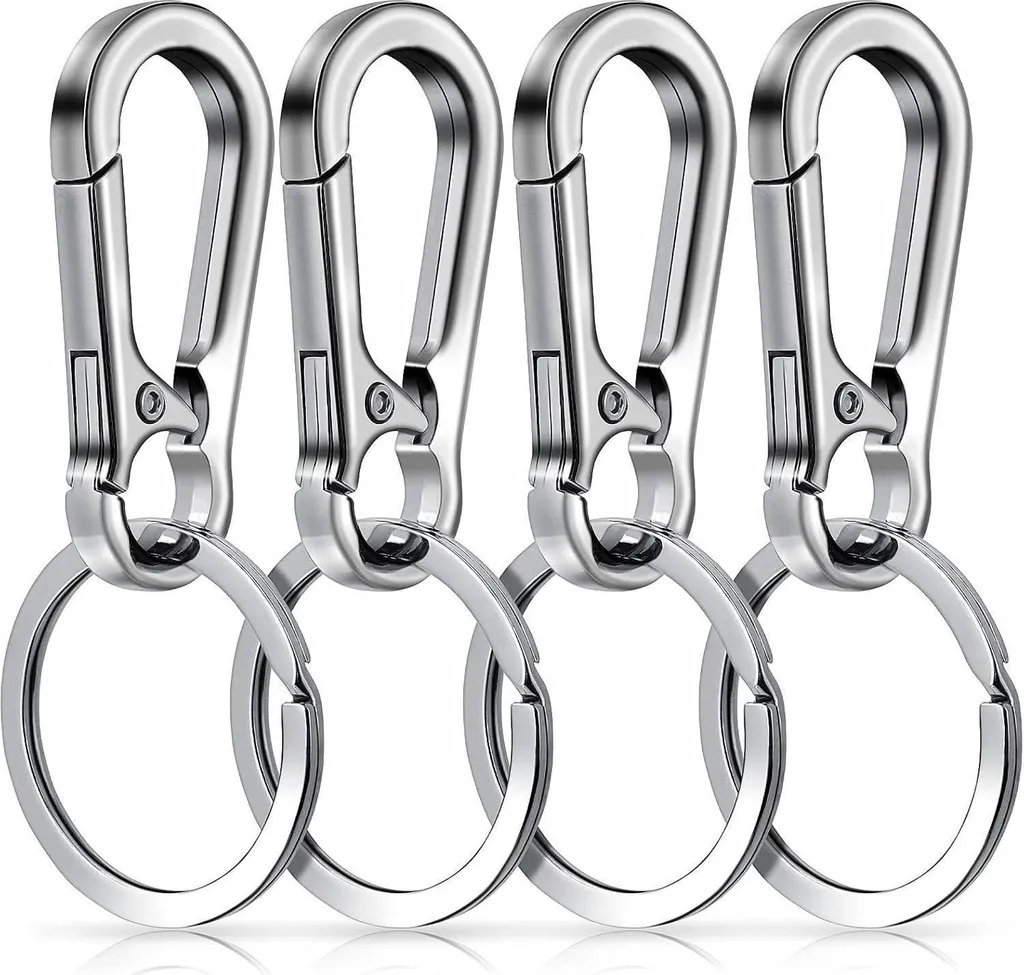 Petit Porte-clés Mousqueton à Verrouillage Auto – Mini, Léger Et Hyper Pratique Pour Le Quotidien Et L’extérieur