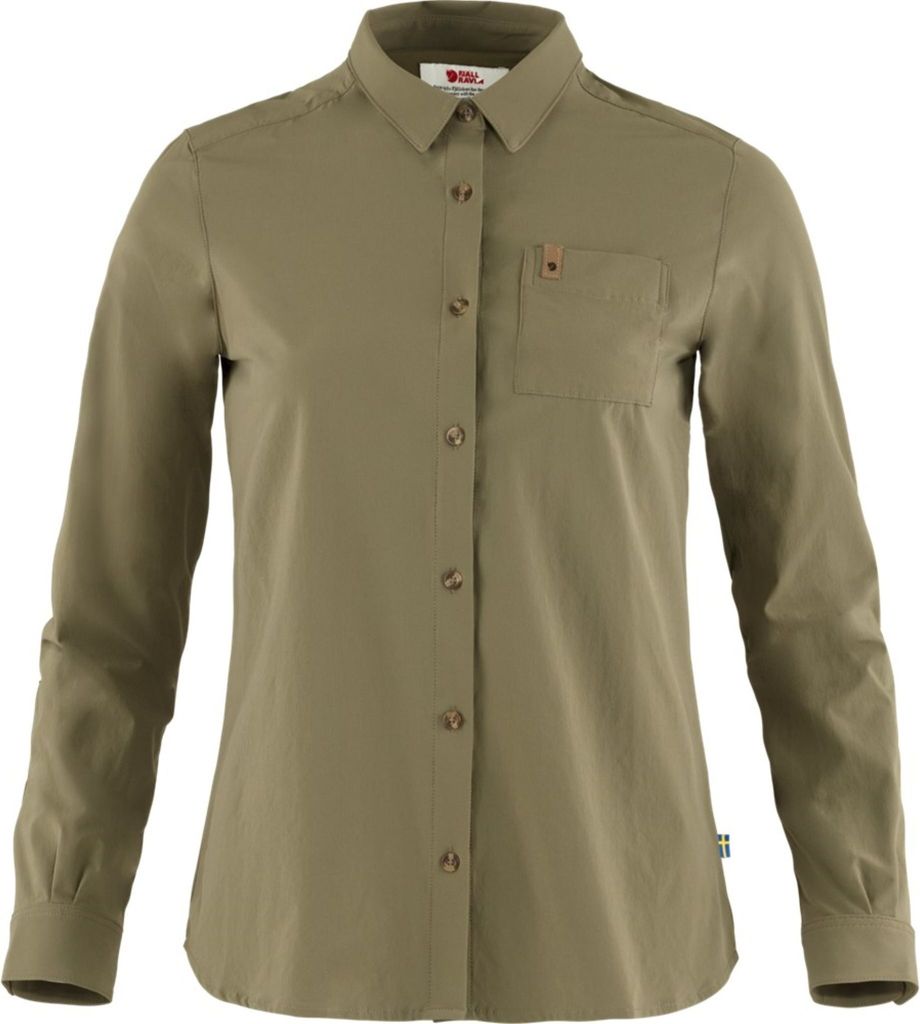 FJÄLLRÄVEN Fjällräven Övik Lite Shirt LS Hemd Damen grün 48