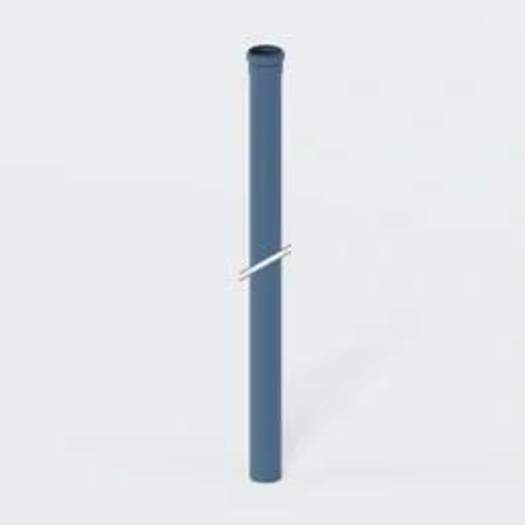 Poloplast Rohr, POLO-KAL NG, DN75, 75x4000mm, PP-MD, blau, Stange mit 4m, 1 Stk.