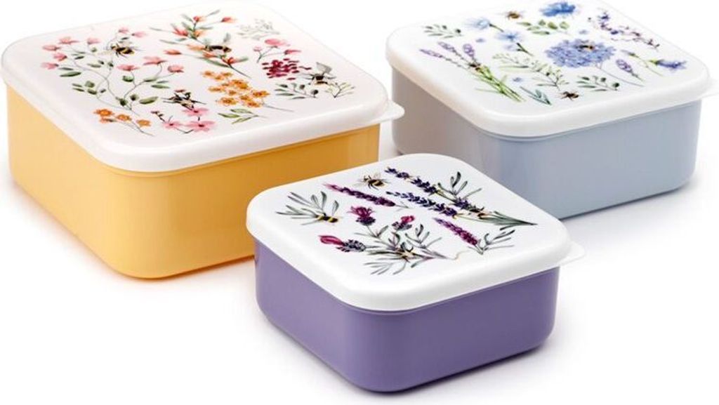 Nectar Meadows Bienen Lunchboxen Brotdosen 3er Set M/L/XL