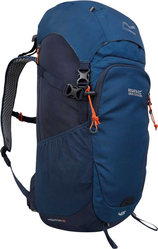 Regatta Highton V2 45L Rucksack / Wanderrucksack, Farbe:Blau