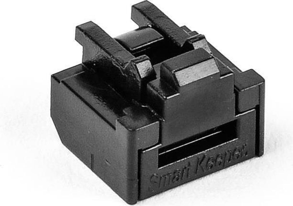 ESSENTIAL RJ45 Port Lock (NL03) + Lock Key Basic (U03) (Farbcode Schwarz, 10 Stück + 1 Schlüssel)