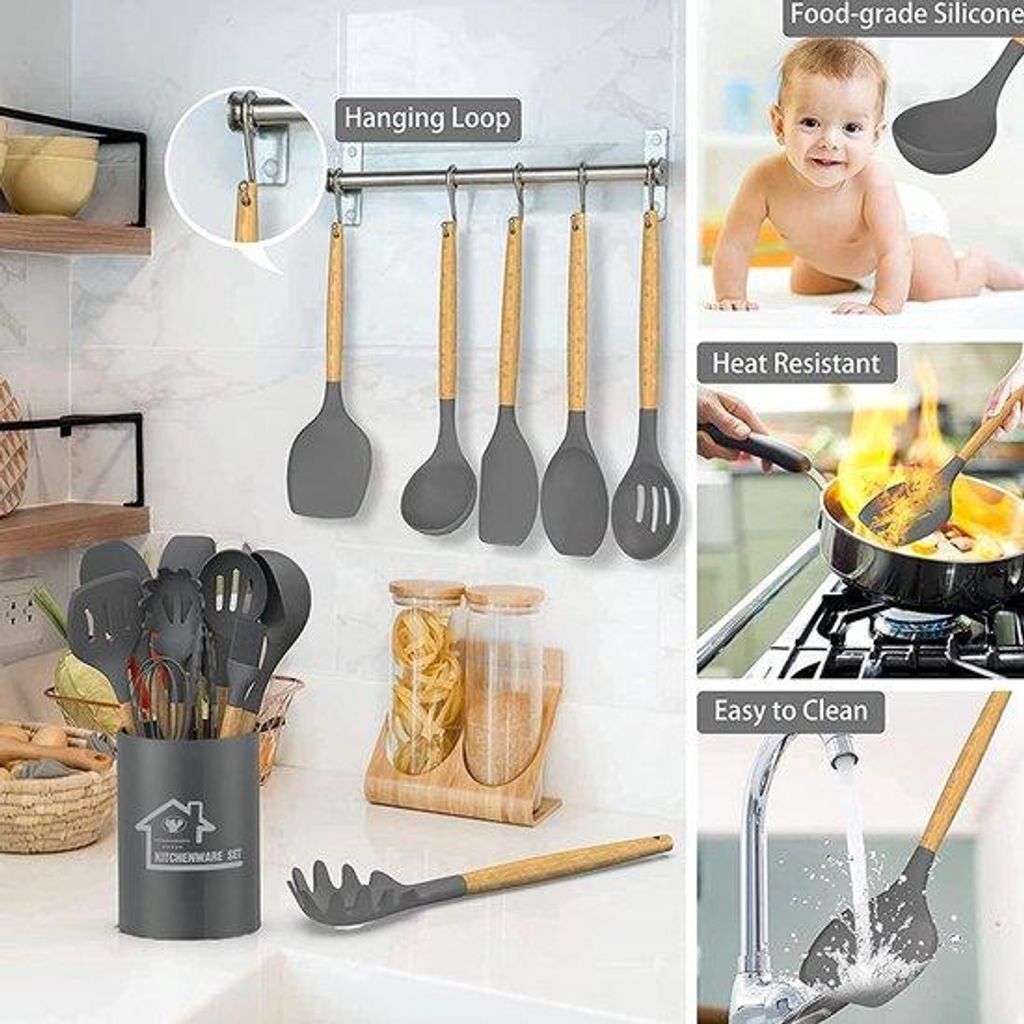 Silikon Kochgeschirr Set 22 Teile