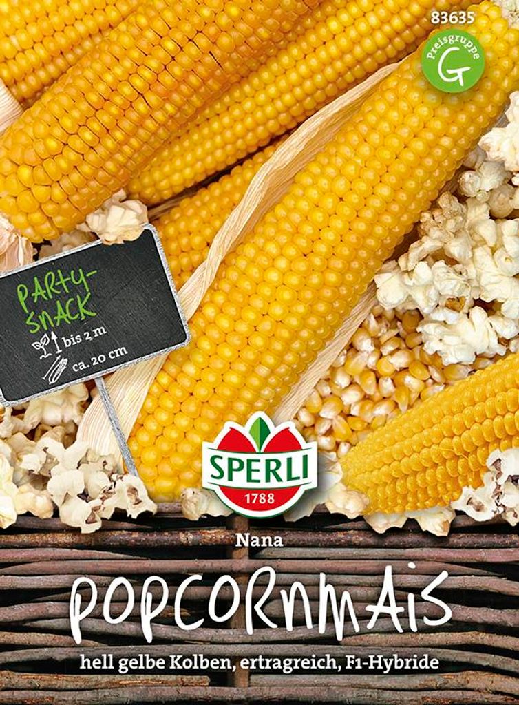 Sperli Popcorn-Mais Nana - Gemüsesamen Produktbild 