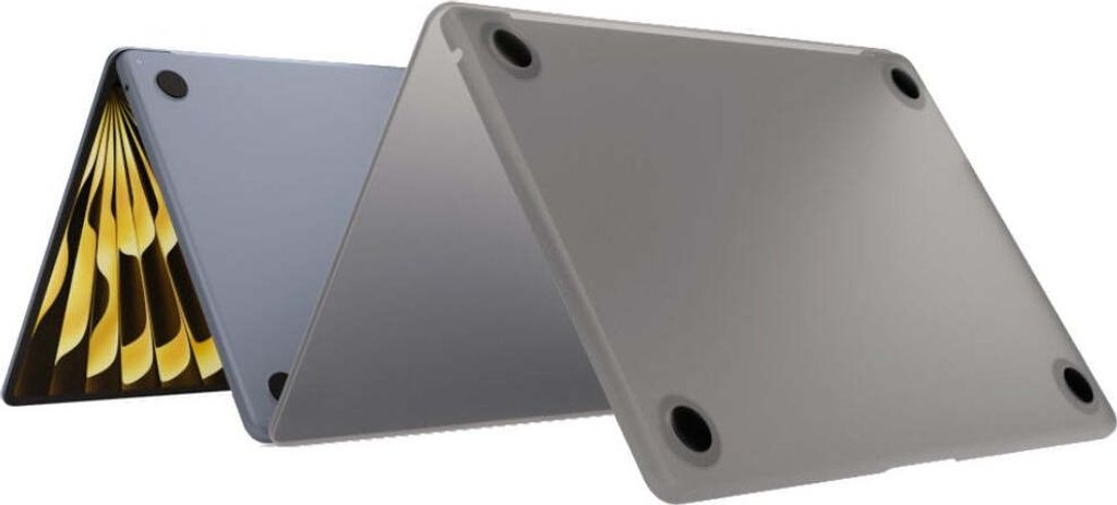 Hülle für MacBook Air 15" M4 / M3 / M2, NEXT ONE SafeGuard, Rauchfarben