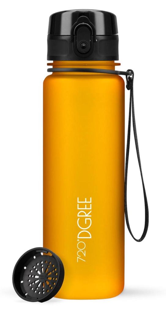 720°DGREE Trinkflasche uberBottle softTouch mit Sieb honey Produktbild 