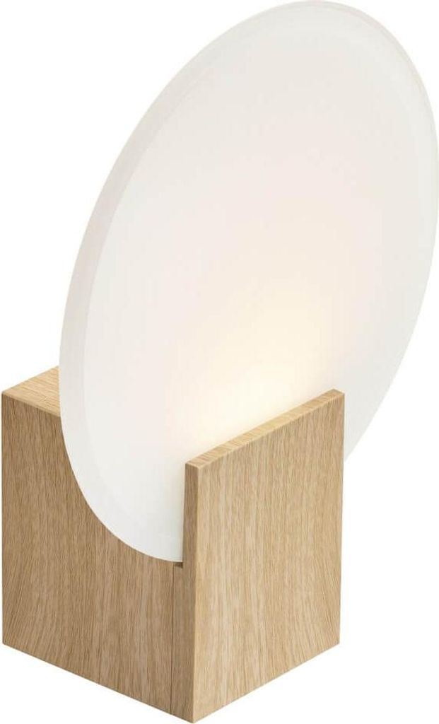 Nordlux 2015391014 HESTER LED Wandleuchte 9,5W Dimmbar Warmweiss Holzfolie IP44