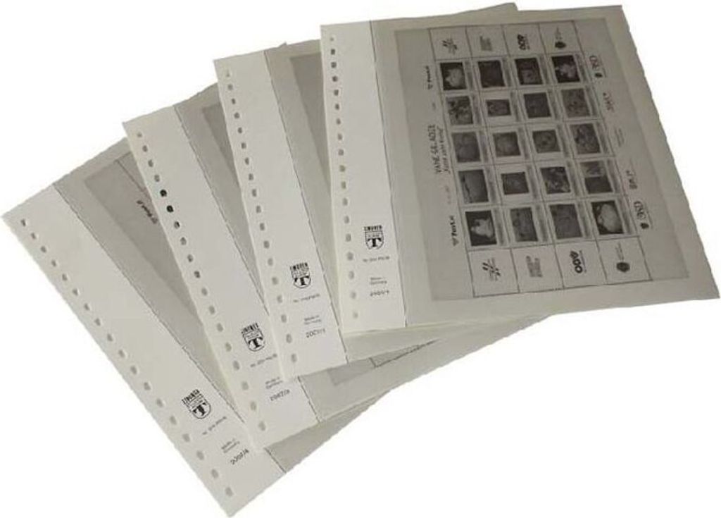 Lindner-T Vordruckblätter T209PM2 Österreich Neutrales Blatt für 12 Personalisierte Marken im Hochformat Personalisierte Ausgaben der ÖSD- Jahr...