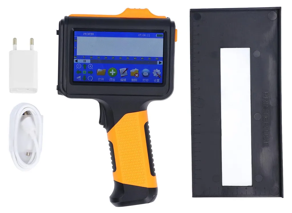 Marqueur industriel portable tactile 12,7 mm pour codes-barres et QR code