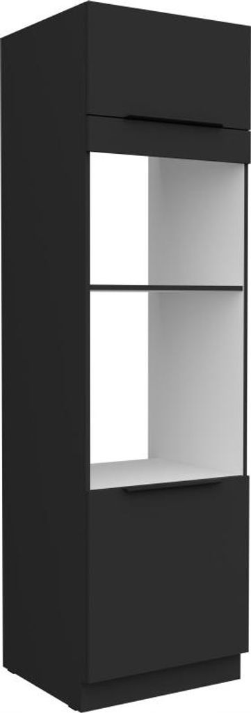 Einbauschrank LUNARA – Breite 60 cm, schwarz
