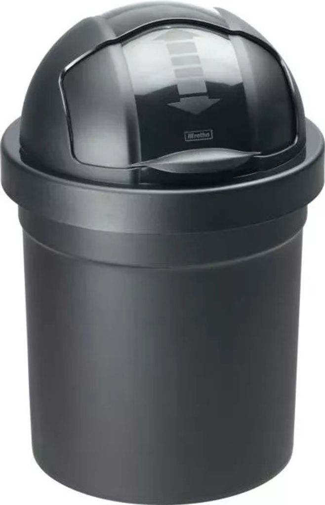 Rotho Roll Bob, 30 l, Czarny, Ręczny, 35,5 cm, 595 mm, 383 Zdjęcie produktu 