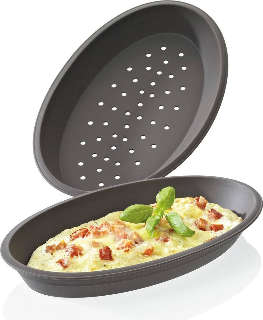 Lurch Flexiform Pizza 2er Set braun