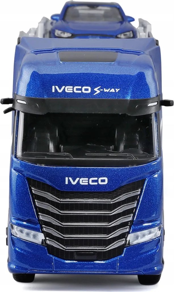 Coffret Dépanneuse IVECO S-WAY et Voiture Audi RS E-Tron GT 1/43 Bburago