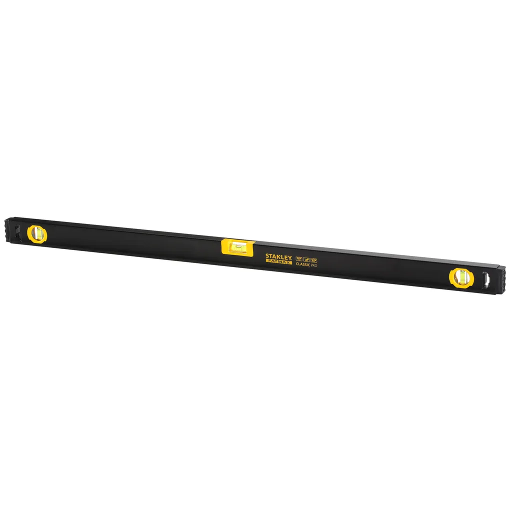 Niveau Stanley Fatmax 1200mm Classic Pro avec Fioles Haute Visibilité