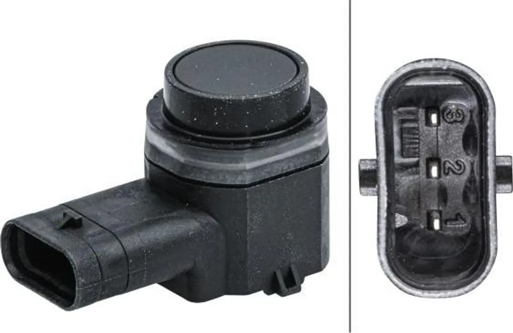 HELLA 6PX 358 141-471 Sensore di parcheggio OE 9G9215K859AB compatibile con C-Max, Fiesta, Focus, Galaxy, Kuga, Mondeo, S-Max, Tourneo, Transit