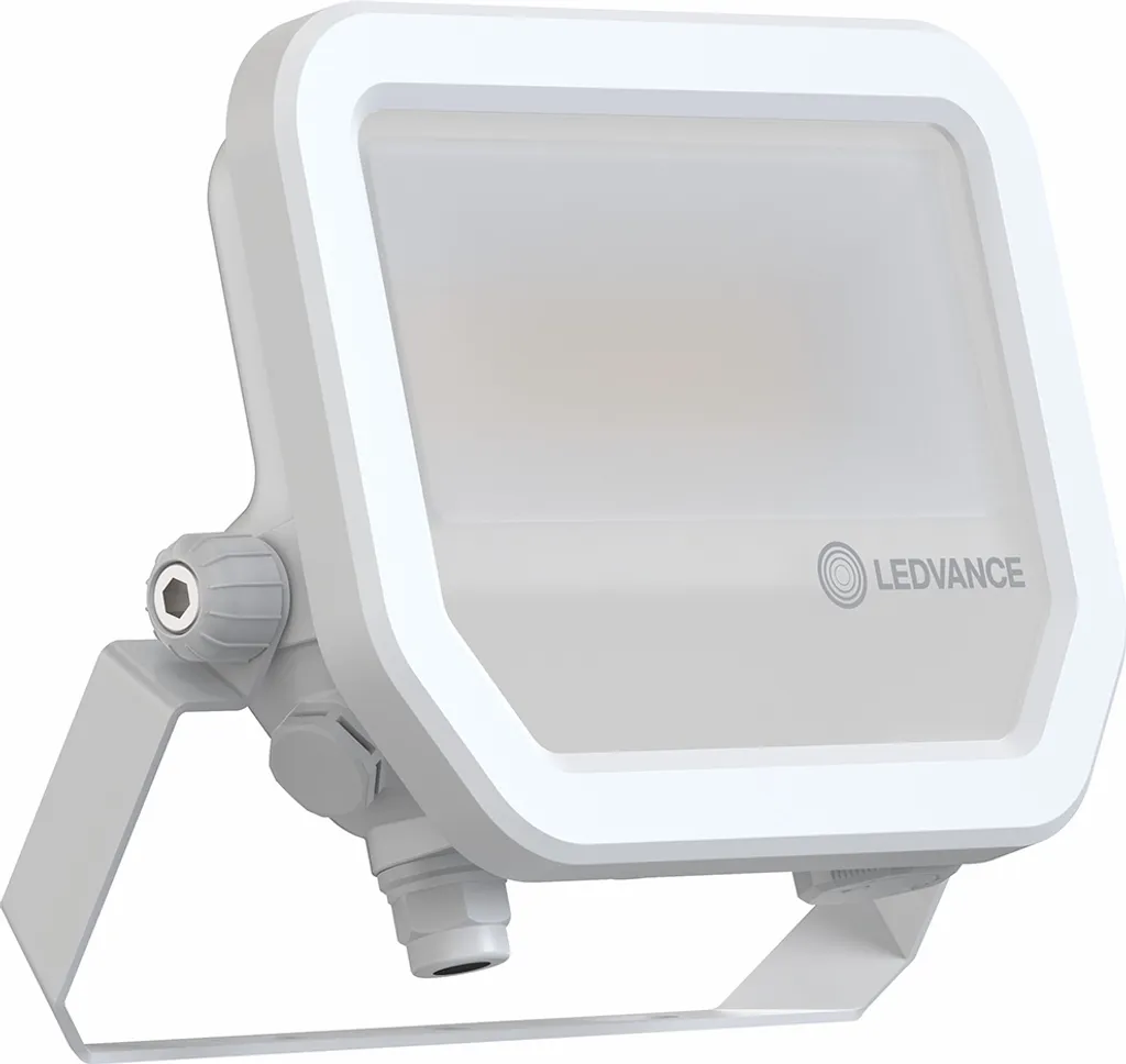 Projecteur LED de chantier et jardin 17W Ledvance blanc IP66 4000K
