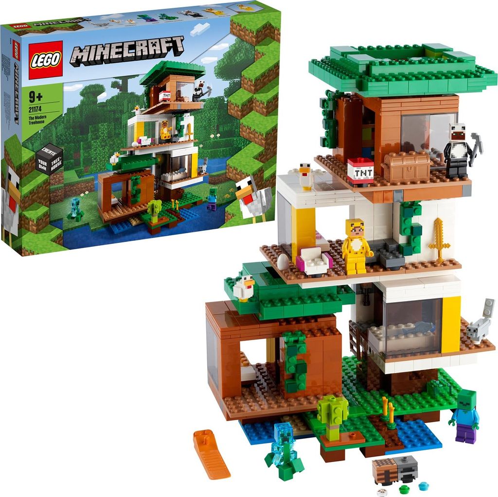 LEGO 21174 Minecraft La maison dans l'arbre moderne Jouet, Image du produit 