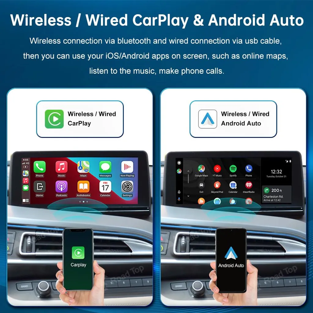 Interface CarPlay NBT sans fil avec menu d'aide multilingue - 3