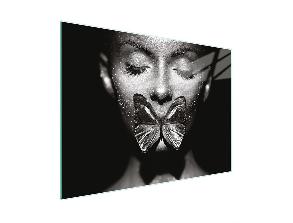 Schneidebrett Herdabdeckplatte Multiglasschneidplatte 30x22 cm Frau Stück