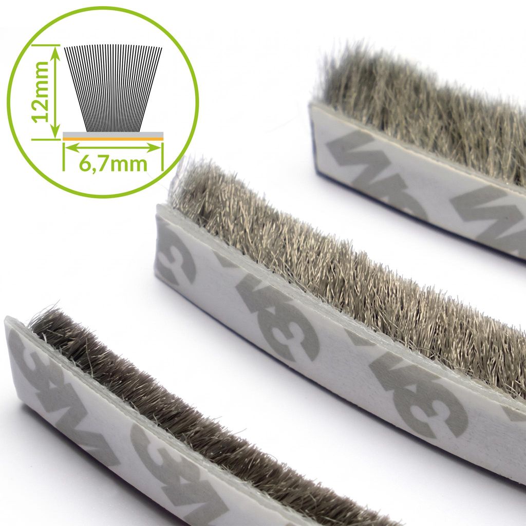 3M™ Bürstendichtung Dichtungsbürste Türdichtung Türbürste Produktbild 