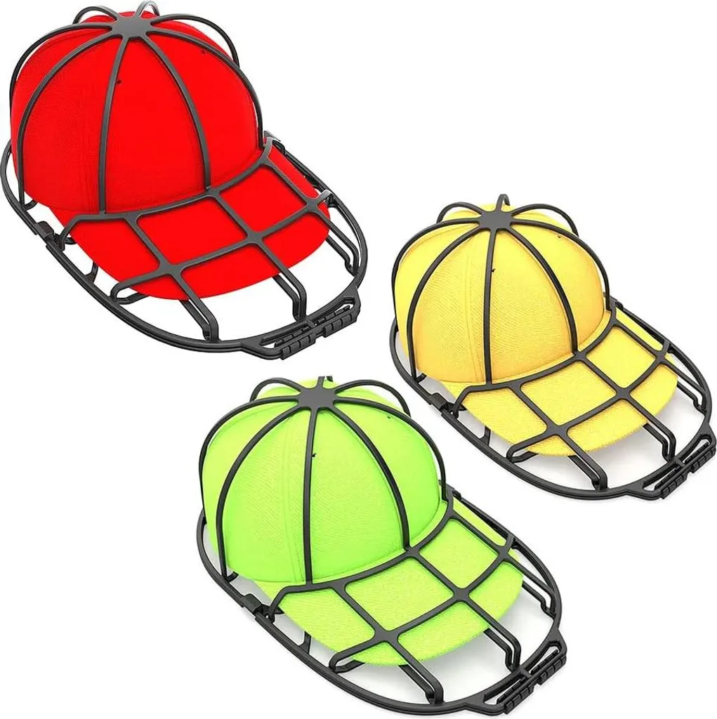 Nettoyeur de Casquette pour Machine à Laver - Pack de 3 Formes Rigides