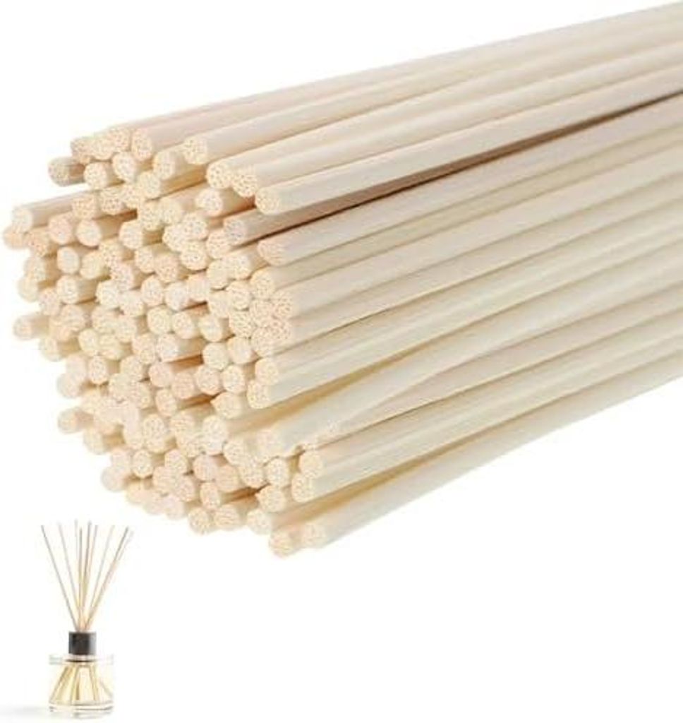 100 Stück Rattanstäbchen für Raumduft, 25cm x 3mm Reed Produktbild 